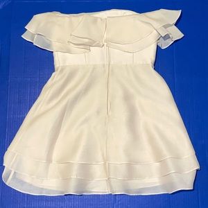 Pink strapless dress